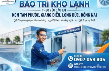 Bảo trì kho lạnh theo yêu cầu