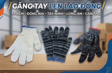 Găng tay len lao động tại khu vực Miền Nam