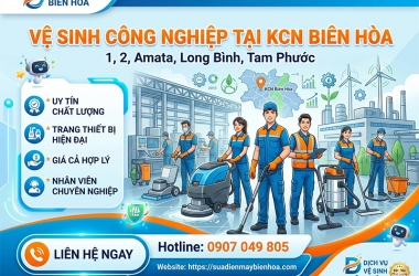 Vệ sinh công nghiệp tại các khu công nghiệp Phường Biên Hòa