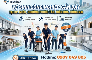 Vệ sinh công nghiệp gần đây tại Thành Phố Đồng Nai
