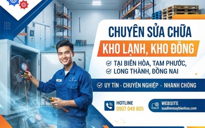 Chuyên sửa chữa kho lạnh, kho đông chuyên nghiệp