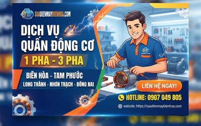 Quấn động cơ không đồng bộ 1 pha - 3 pha