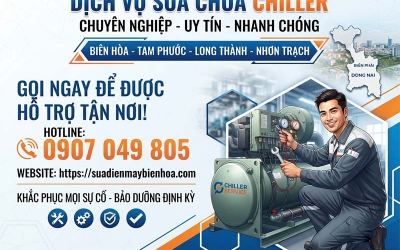 Dịch vụ sửa chữa chiller tại Đồng Nai