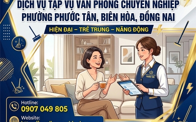 Dịch vụ tạp vụ văn phòng chuyên nghiệp tại Thành Phố Đồng Nai