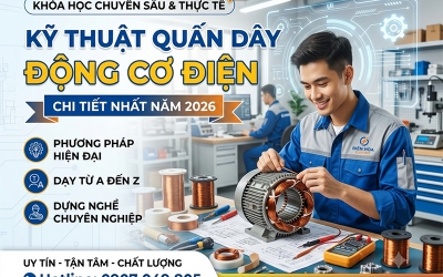 Kỹ thuật quấn dây động cơ điện chi tiết  nhất năm 2026