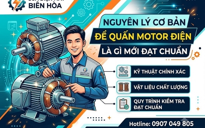 Nguyên lý cơ bản để quấn motor điện là gì mới đạt chuẩn?