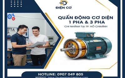 Quấn động cơ điện 1 pha và 3 pha giá rẻ tại TPHCM