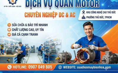 Quấn motor DC và AC Khu Công Nghệ Cao Thủ Đức