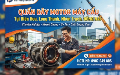 Quấn dây motor máy cẩu tại Đồng Nai