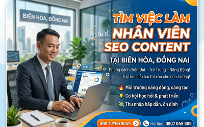 Tìm việc làm nhân viên seo content tại Biên Hóa, Đồng Nai