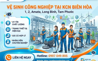Vệ sinh công nghiệp tại các khu công nghiệp Phường Biên Hòa