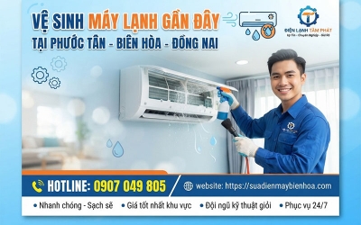 Vệ sinh máy lạnh tại nhà gần đây