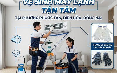 VỆ SINH MÁY LẠNH TẬN TÂM
