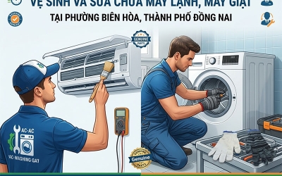 Vệ sinh và sửa chữa máy lạnh, máy giặt tại Phường Biên Hòa, Thành Phố Đồng Nai