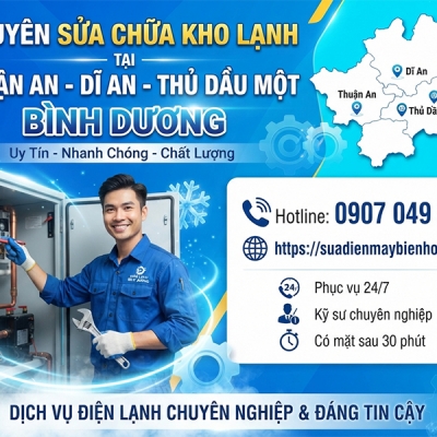 Chuyên sửa chữa kho lạnh tại Bình Dương