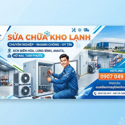 Sửa chữa kho lạnh tại các KCN khu vực Biên Hòa