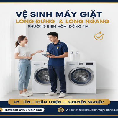 Vệ sinh máy giặt lồng đứng và lồng ngang giá rẻ