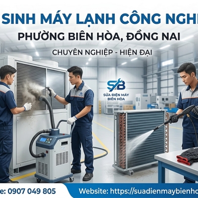 VỆ SINH MÁY LẠNH CÔNG NGHIỆP TẠI CÔNG TY