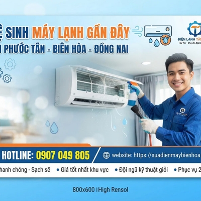 Vệ sinh máy lạnh tại nhà gần đây