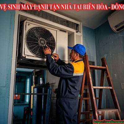 Vệ sinh máy lạnh tận nhà khu vực Trảng Dài, bảo dưỡng định kỳ 
