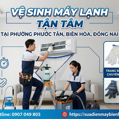 VỆ SINH MÁY LẠNH TẬN TÂM