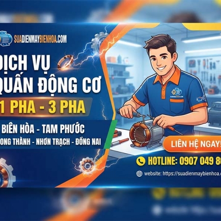 Quấn động cơ không đồng bộ 1 pha - 3 pha