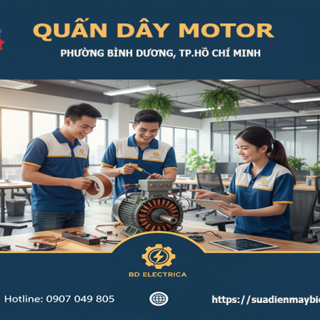 Quấn dây motor