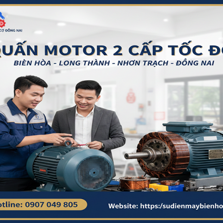 Quấn motor 2 cấp tốc độ giá rẻ