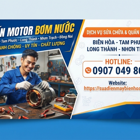 Quấn motor bơm nước tại Đồng Nai