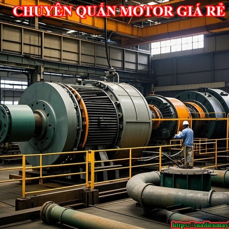 Quấn motor công suất lớn cho nhà máy, xưởng sản xuất – hỗ trợ tận nơi 