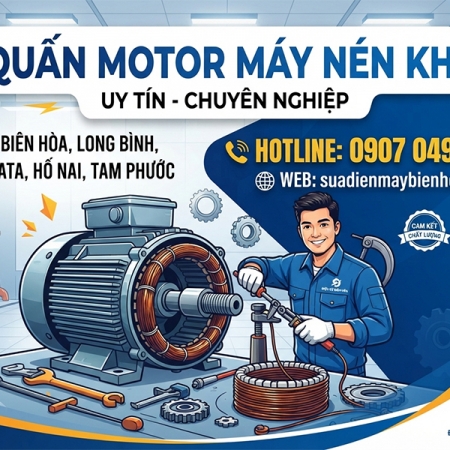 Quấn motor máy nén khí tại Đồng Nai