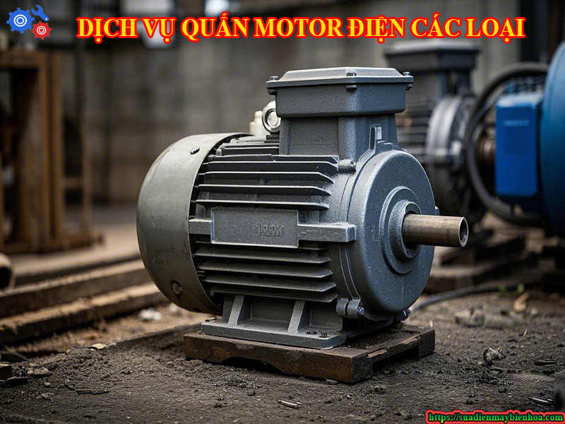 Dịch vụ quấn motor 1 pha, 3 pha, DC, AC giá rẻ tại Bình Dương